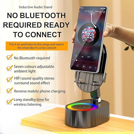 Smart Induction Wireless Bluetooth Speaker