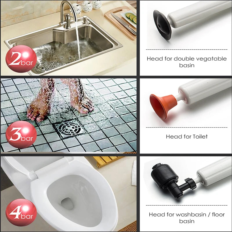 High Pressure Toilet Plunger