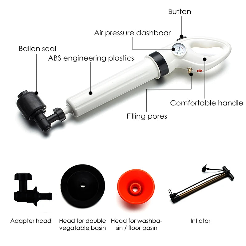 High Pressure Toilet Plunger