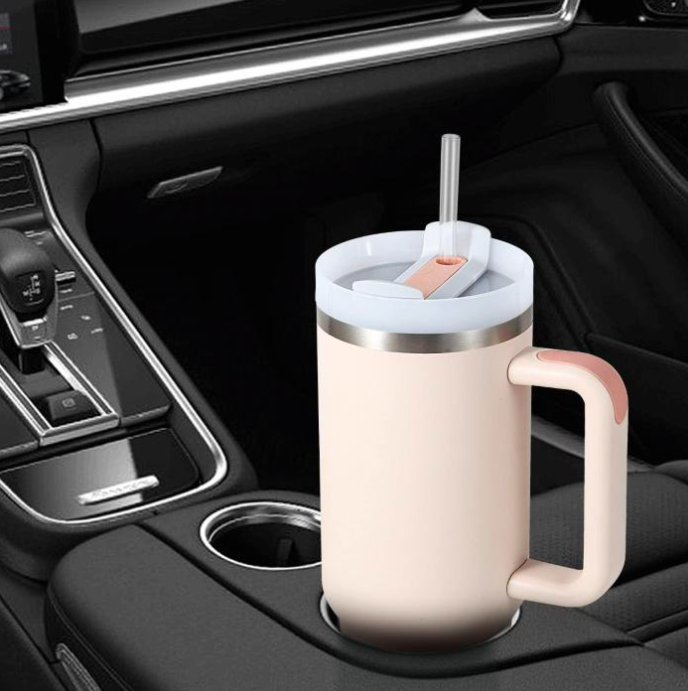 Hot and Cold Tumbler with Straw
